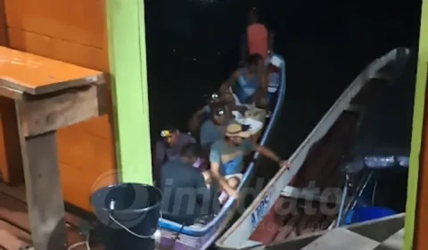 VEJA O VÍDEO | Queimadas em mata forçam ribeirinhos a abandonarem suas casas