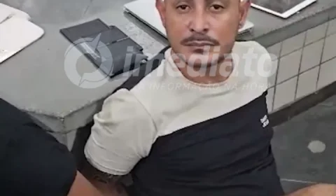 “Mortadela” e outros suspeitos são presos em flagrante após assalto à loja de celulares