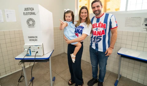 ELEIÇÕES 2026: Prefeito Igor Normando vota em Belém e declara apoio a Hana