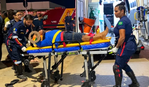 Colisão entre motos deixa três feridos e levanta suspeita de embriaguez