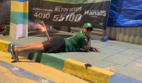 Apoiador viraliza ao comemorar resultado das eleições com fogos d artifício em local  ‘inusitado’