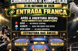 Mais de 15 lutas e entrada grátis: Open BKK promete agitar Porto Velho