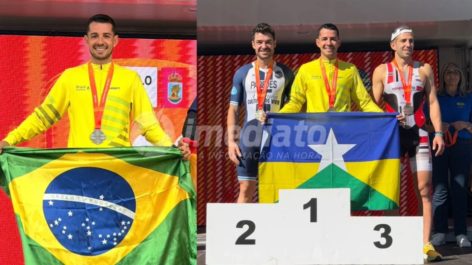 Atleta de Rondônia conquista ouro e duas pratas em competição na Espanha