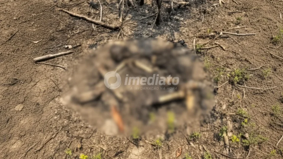 VÍDEO: Ossada humana é achada em área de mata após incêndio em Cacau Pirêra
