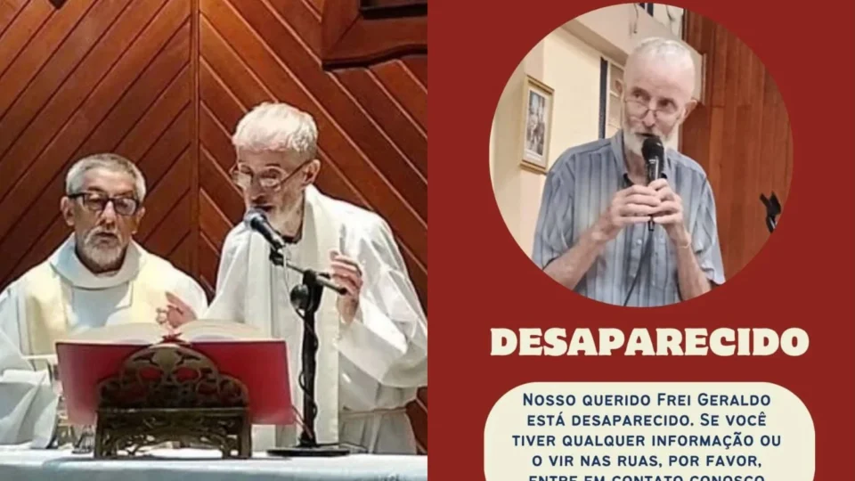 Paróquia São Jorge pede ajuda para localizar Frei Geraldo, desaparecido em Manaus