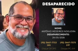 Homem sai do trabalho e desaparece na zona norte de Manaus