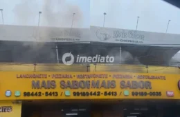 VEJA VÍDEO: Incêndio atinge restaurante no bairro Betânia, em Manaus