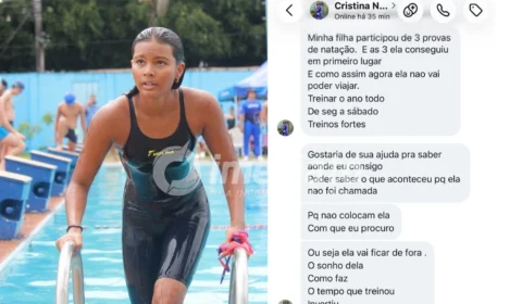 Falha na comunicação ameaça participação de nadadora de Rondônia nos Jogos da Juventude
