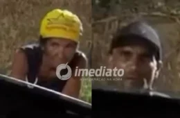 VEJA IMAGEM: Dupla é procurada após ser filmada ateando fogo em área de mata em Manaus
