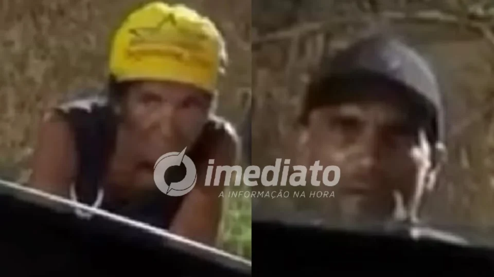 VEJA IMAGEM: Dupla é procurada após ser filmada ateando fogo em área de mata em Manaus