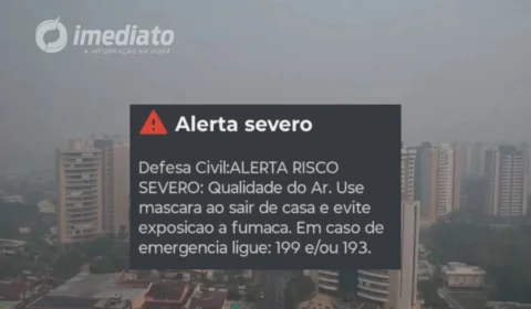 Defesa Civil emite alerta de risco severo para a qualidade do ar em Manaus
