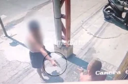 VEJA AS IMAGENS: Homem é preso após atirar contra vítima em represália a suposto furto em loja