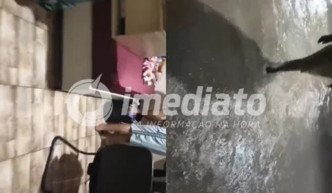 VEJA VÍDEO: Temporal alaga casas e moradores erguem móveis para salvar pertences em Manaus