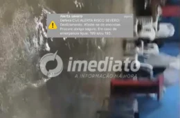 MANAUS DEBAIXO D’ÁGUA: Durante temporal Defesa Civil alerta para chuvas intensas, risco de alagamentos e desmoronamentos