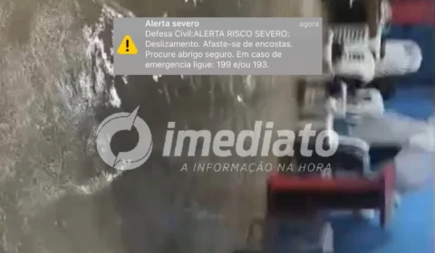 MANAUS DEBAIXO D’ÁGUA: Durante temporal Defesa Civil alerta para chuvas intensas, risco de alagamentos e desmoronamentos