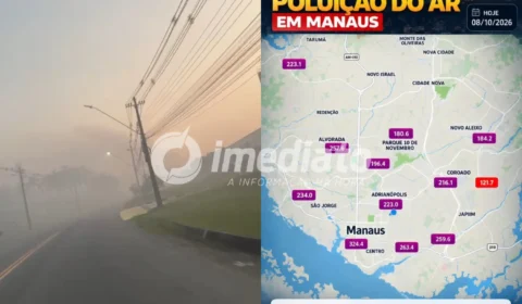 ALERTA VERMELHO: fumaça encobre Manaus e qualidade do ar chega a níveis críticos e severos