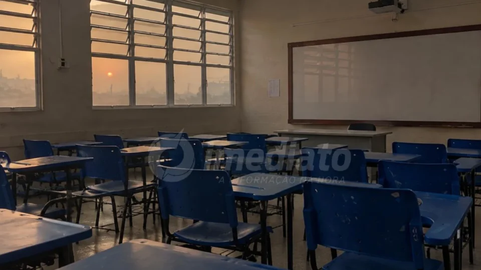 MANAUS SUFOCADA PELA FUMAÇA: poluição suspende aulas em escolas e creches