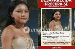 DESESPERO: Mãe procura filha de 14 anos desaparecida após sair de casa para ir à igreja em Manaus