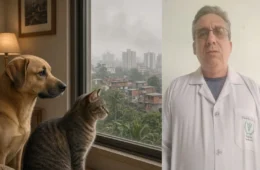 Fumaça em Manaus: veterinário orienta manter animais dentro de casa e evitar passeios