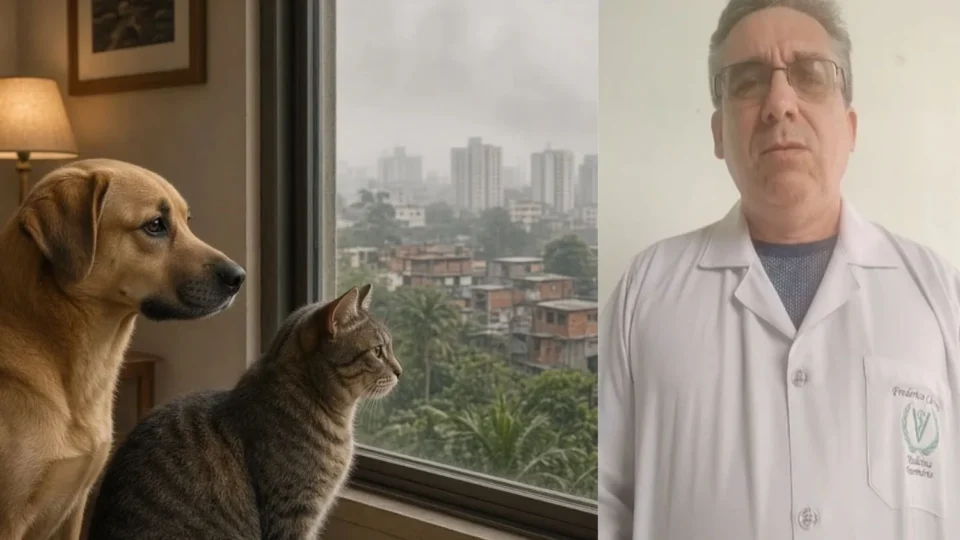 Fumaça em Manaus: veterinário orienta manter animais dentro de casa e evitar passeios