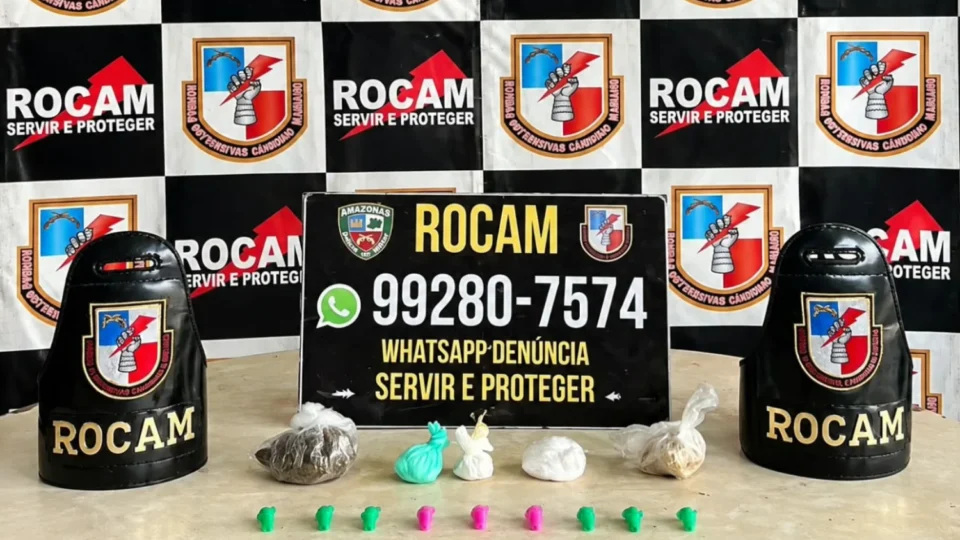 VEJA: Terreno abandonado escondia drogas prontas para o tráfico no Jorge Teixeira