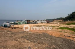Estiagem mantém Rio Negro em nível baixo e deixa 46 municípios do Amazonas em emergência