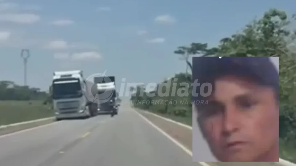 Identificado motociclista morto em colisão com caminhão na BR-364