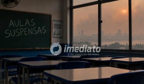MANAUS SUFOCADA PELA FUMAÇA: escolas municipais seguem fechadas nesta terça-feira