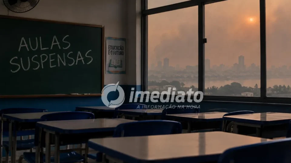 MANAUS SUFOCADA PELA FUMAÇA: escolas municipais seguem fechadas nesta terça-feira