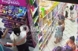 VEJA VÍDEO: Mulheres escondem mercadorias debaixo da saia e furtam loja em Manaus