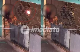 VEJA VÍDEO: Mulher com bebê no colo é encurralada por assaltante armado em Manaus
