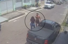 Veja: Homem é preso suspeito de agredir e perseguir vizinha