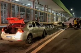 VEJA AS IMAGENS: mulher morre atropelada ao tentar atravessar avenida em Manaus
