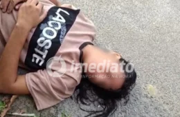 VEJA VÍDEO: Adolescente é encontrada desacordada e sozinha em rua de Manaus