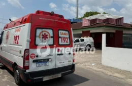 VEJA IMAGENS: Homem fica gravemente ferido após ser atacado pela esposa com facão durante briga