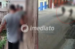 VEJA VÍDEO: Homem é preso após atacar entregadores a pauladas e facadas durante emboscada