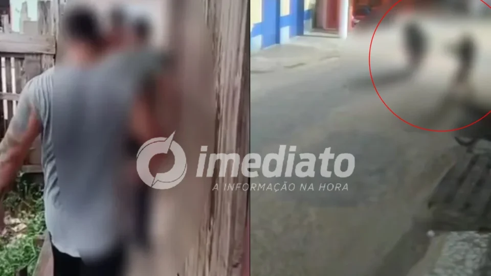 VEJA VÍDEO: Homem é preso após atacar entregadores a pauladas e facadas durante emboscada