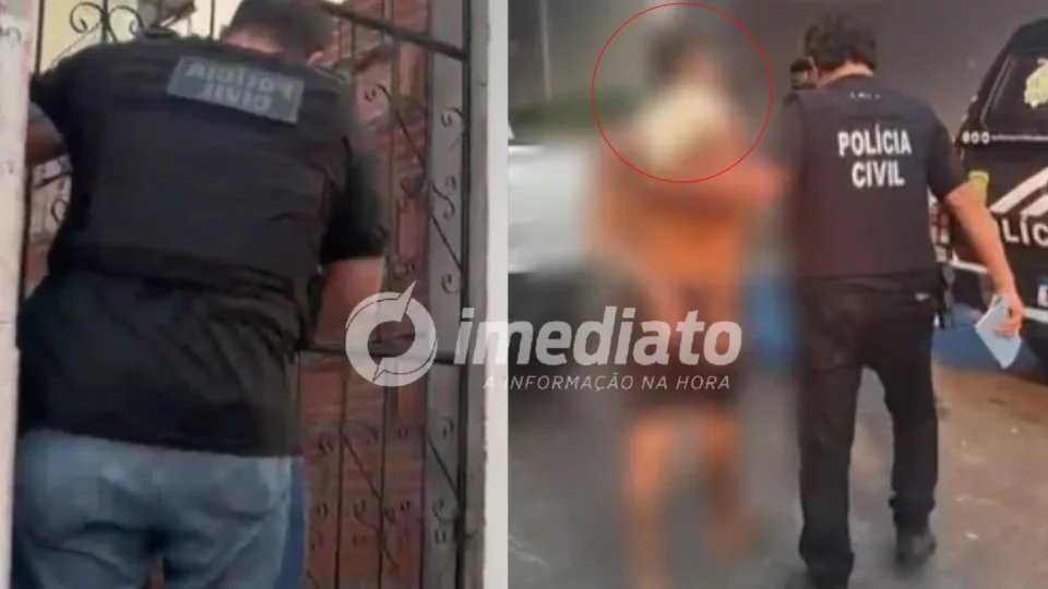 Homem é preso após expulsar mulher de casa com três filhos e descumprir medida protetiva