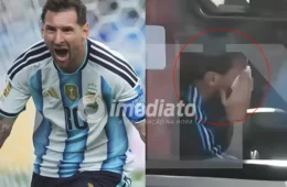 VEJA VÍDEO: Messi chora no ônibus antes de sua despedida da Seleção Argentina no Monumental