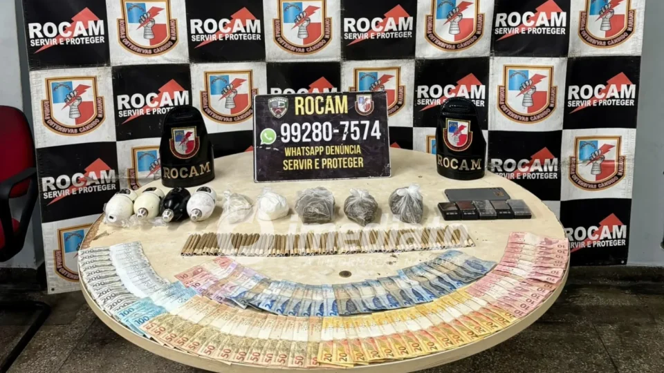 FLAGRANTE: Homem é preso com drogas, R$ 3,8 mil e câmeras usadas para vigiar a polícia