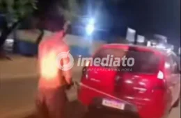 VEJA O VÍDEO | Suspeito de furtos é amarrado e arrastado por carro até o 5º DP