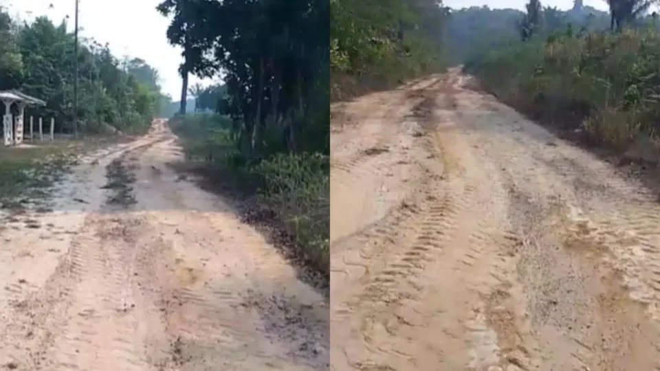 Moradores denunciam obra inacabada e cobram melhorias no Ramal do 13, em Autazes