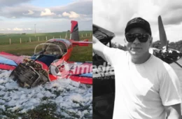 TRAGÉDIA EM SP: foto revela avião destruído após queda que matou empresário amazonense