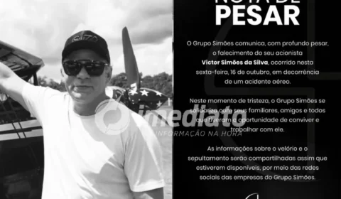 Grupo Simões lamenta morte de Victor Simões após tragédia aérea em SP