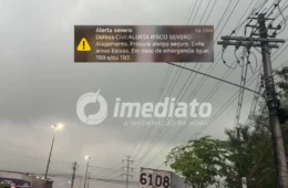 ALERTA SEVERO: Defesa Civil emite aviso de risco de alagamentos durante forte temporal em Manaus
