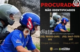 VEJA: Dupla é procurada após invadir restaurante e aterrorizar funcionária durante assalto