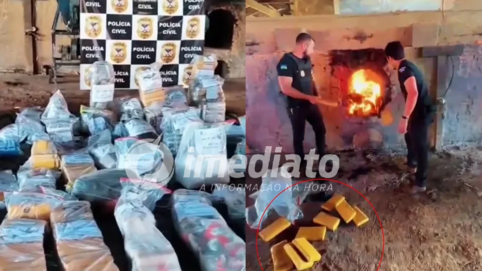 COMBATE AO TRÁFICO: mais de meia tonelada de drogas apreendidas é incinerada em Nova Mamoré