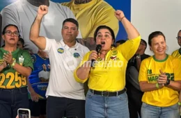 Maria do Carmo avança ao segundo turno para o Governo do Amazonas e apoiadores se reúnem em comitê em Manaus