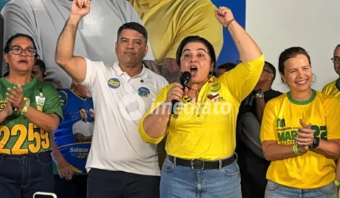Maria do Carmo avança ao segundo turno para o Governo do Amazonas e apoiadores se reúnem em comitê em Manaus