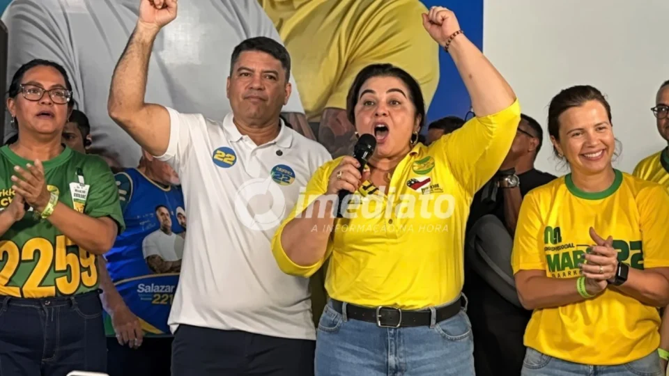 Maria do Carmo avança ao segundo turno para o Governo do Amazonas e apoiadores se reúnem em comitê em Manaus